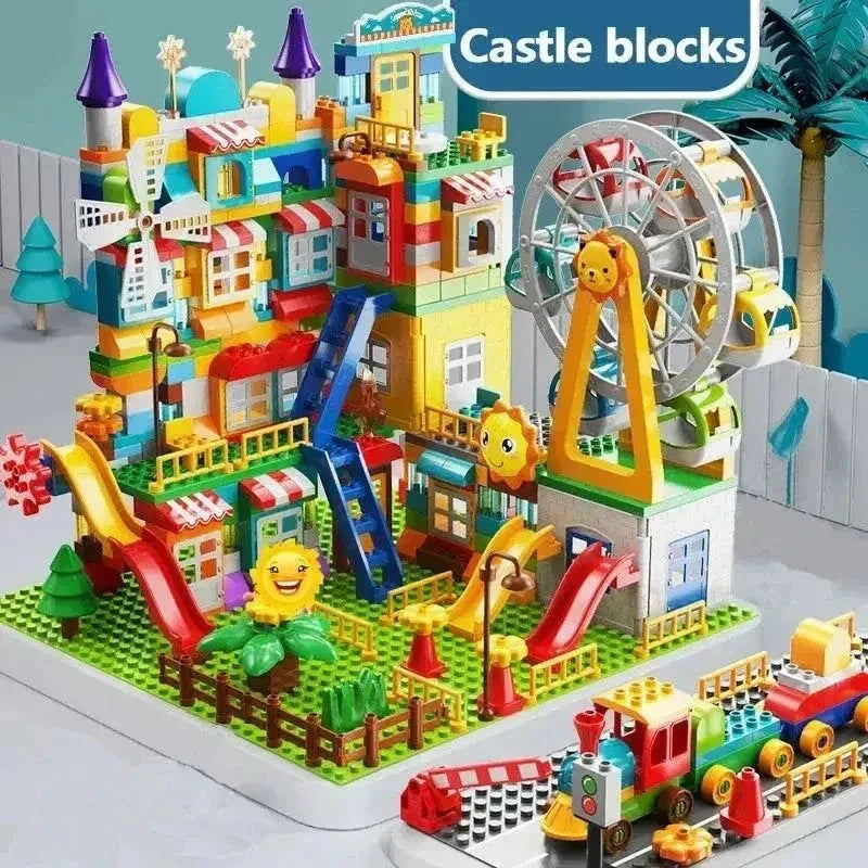 Marble Run Big Block Toy DIY Building Block - Atypical Journey Store