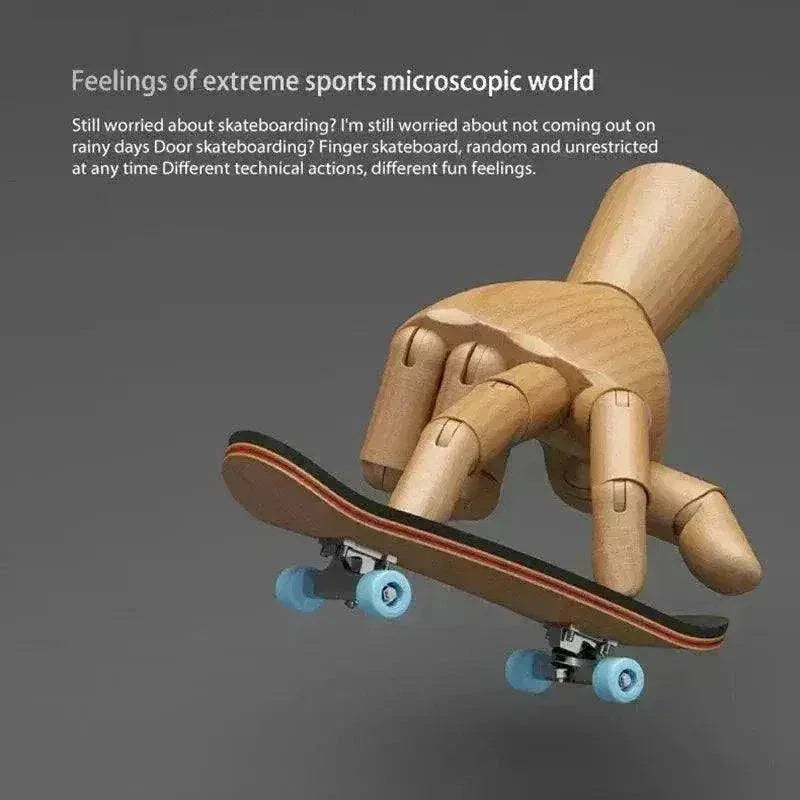 Finger SkateBoard Maple Wooden Fingerboard Miniature Toy - Atypical Journey Store