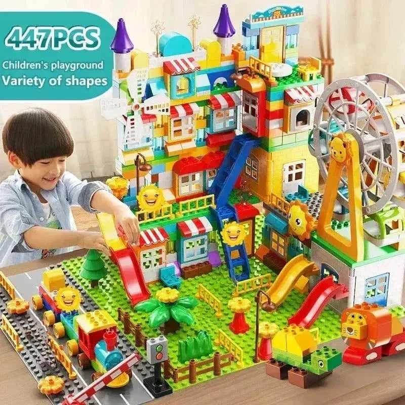 Marble Run Big Block Toy DIY Building Block - Atypical Journey Store
