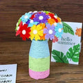 Flower Craft Kit Bouquet with Buttons and Felt Flowers - Atypical Journey Store