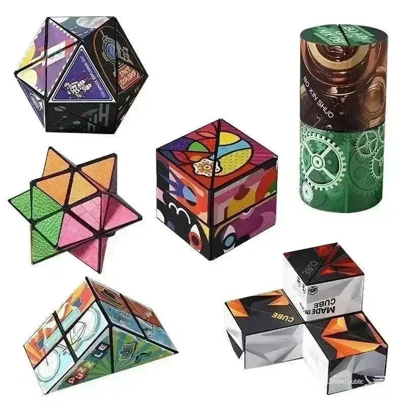 3D Shape Shifting Box Geometric Changeable Magnetic Magic Cube - Atypical Journey Store