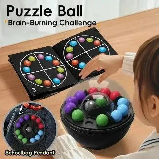 3D Magnetic Ball Rolling Puzzle Cube- STEM toy - Atypical Journey Store